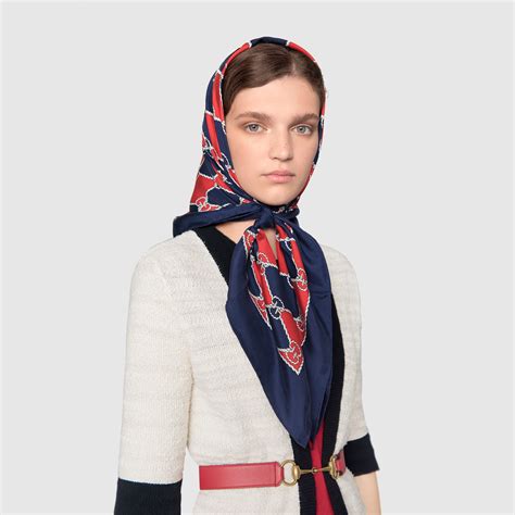 gucci gucci printed scarf|gucci scarf women sale.